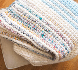 Creating a Simple Striped Tunisian Crochet Blanket
