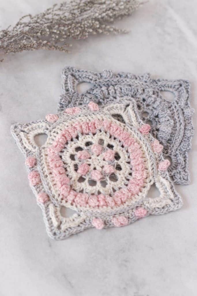 floral square crochet