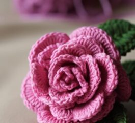 How to Crochet a Rose Flower for Beginners