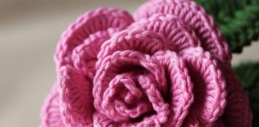 How to Crochet a Rose Flower for Beginners