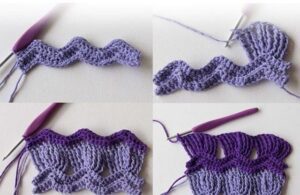 Vintage Fan Ripple Stitch