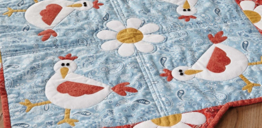 Hen Party Table Topper Pattern