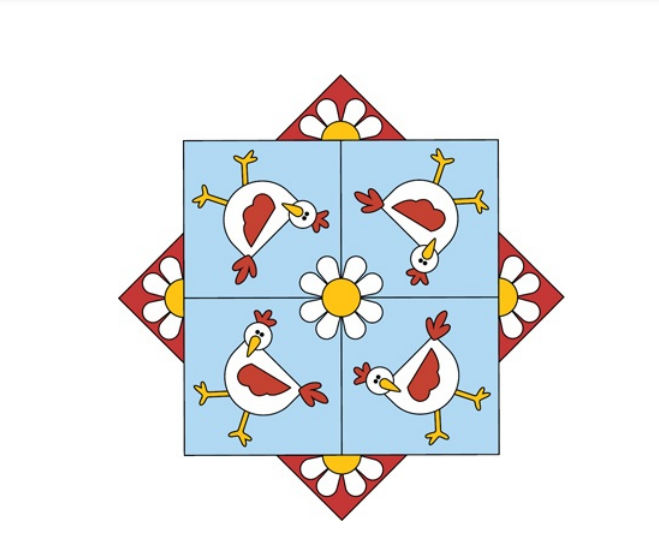 Hen Party Table Topper Pattern