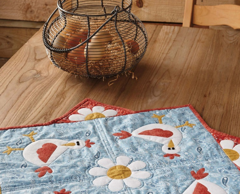 Hen Party Table Topper Pattern
