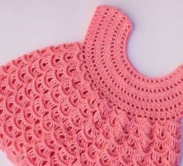 Easy Crochet Girl Dress Free Pattern
