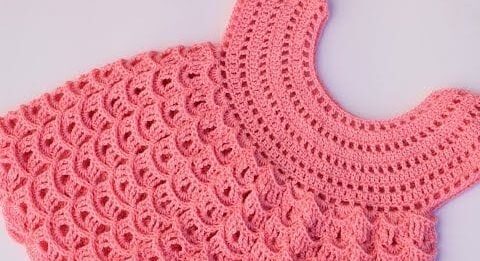 Easy Crochet Girl Dress Free Pattern