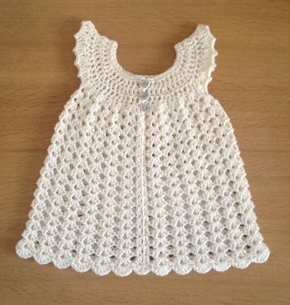 Easy Crochet Girl Dress Free Pattern - My Sweet Crochet