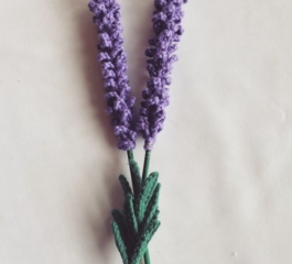 Crochet Lavender Flower Free Pattern