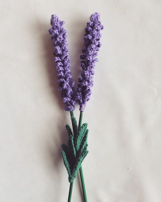 Crochet Lavender Flower Free Pattern My Sweet Crochet