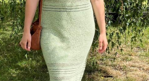 Beautiful Long Crochet Dress