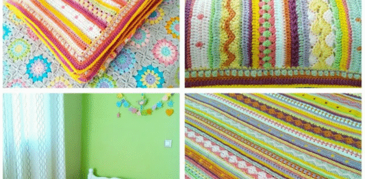 As-We-Go Stripey Blanket