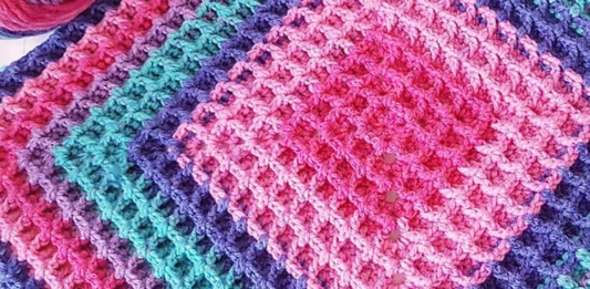 Waffle Crochet Stitch Pattern