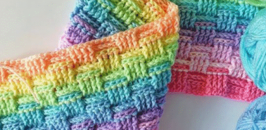 Basketweave Crochet Stitch